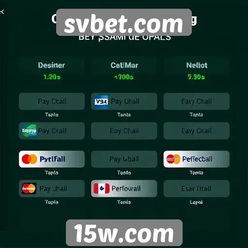 Exploração da variedade de pagamentos no svbet.com